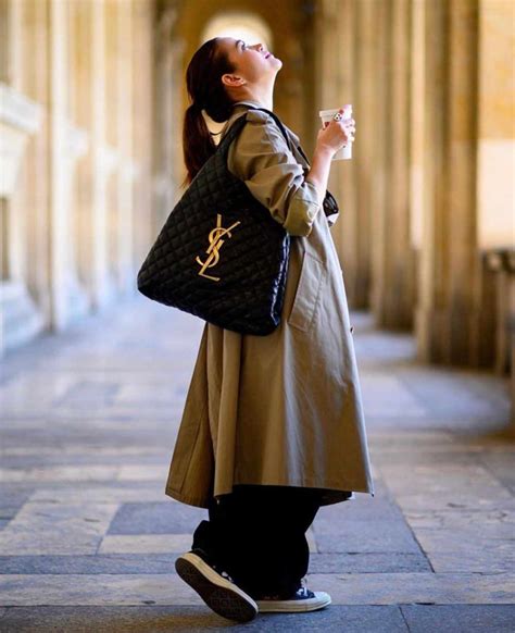 celebrities with ysl downtown bag|ysl double shoulder bag.